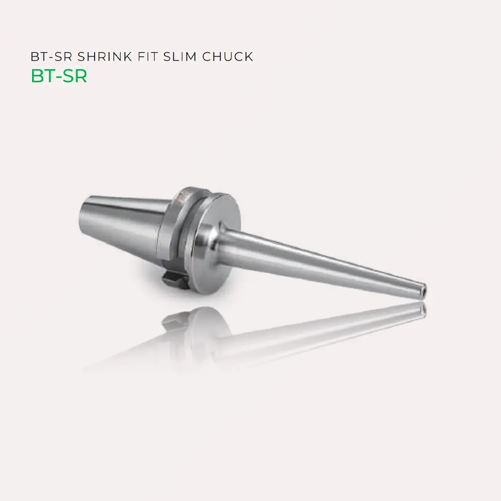 HSK-SR Shrink Fit Tool Holder – Thermal Clamping, Run-out <0.003mm, 25,000 RPM