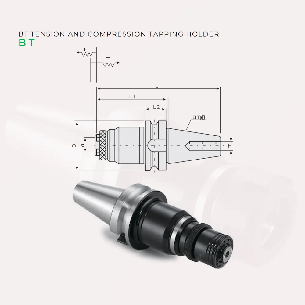 BT Tension Compression Tapping Holder - Floating Chuck M3-M42