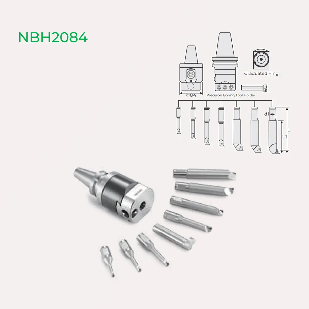 NBH2084 Micro Boring System – Φ8-280mm, 0.01mm/Dial Precision, 8 Boring Bars