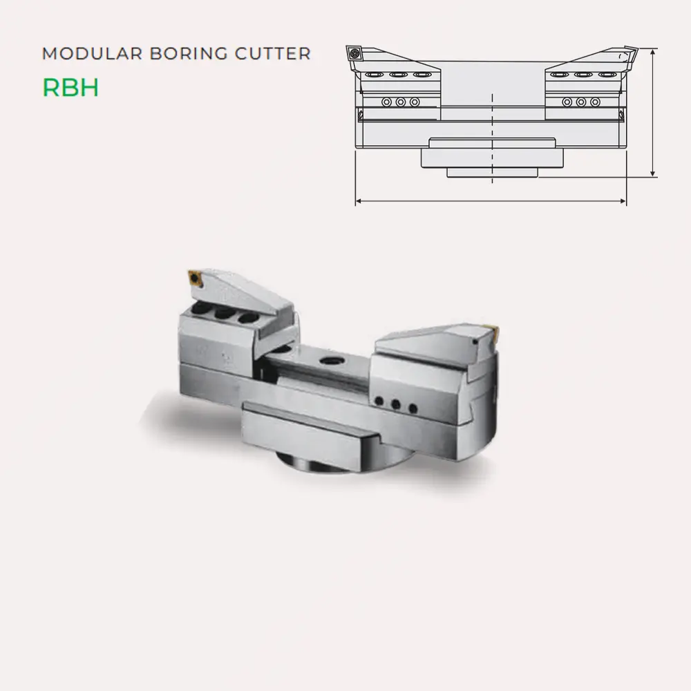 RBH Adjustable Rough Boring Head – Φ19-204mm with LBK modules