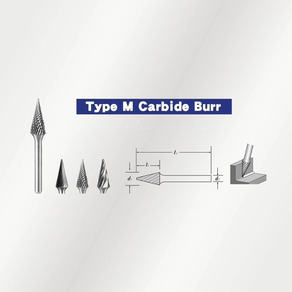 Carbide Burr Shape M (Cone 90°)