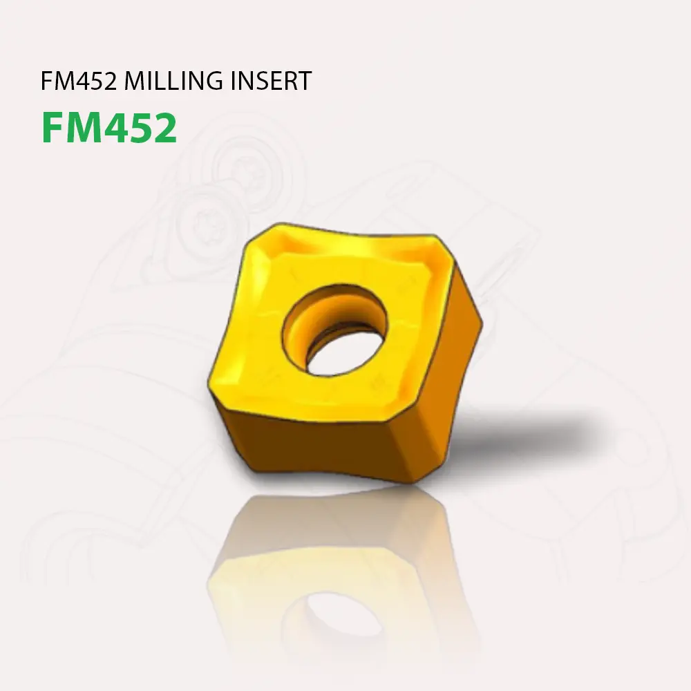 Hình ảnh thực tế mảnh insert SNMX1306 cho dao phay mặt nặng FM452