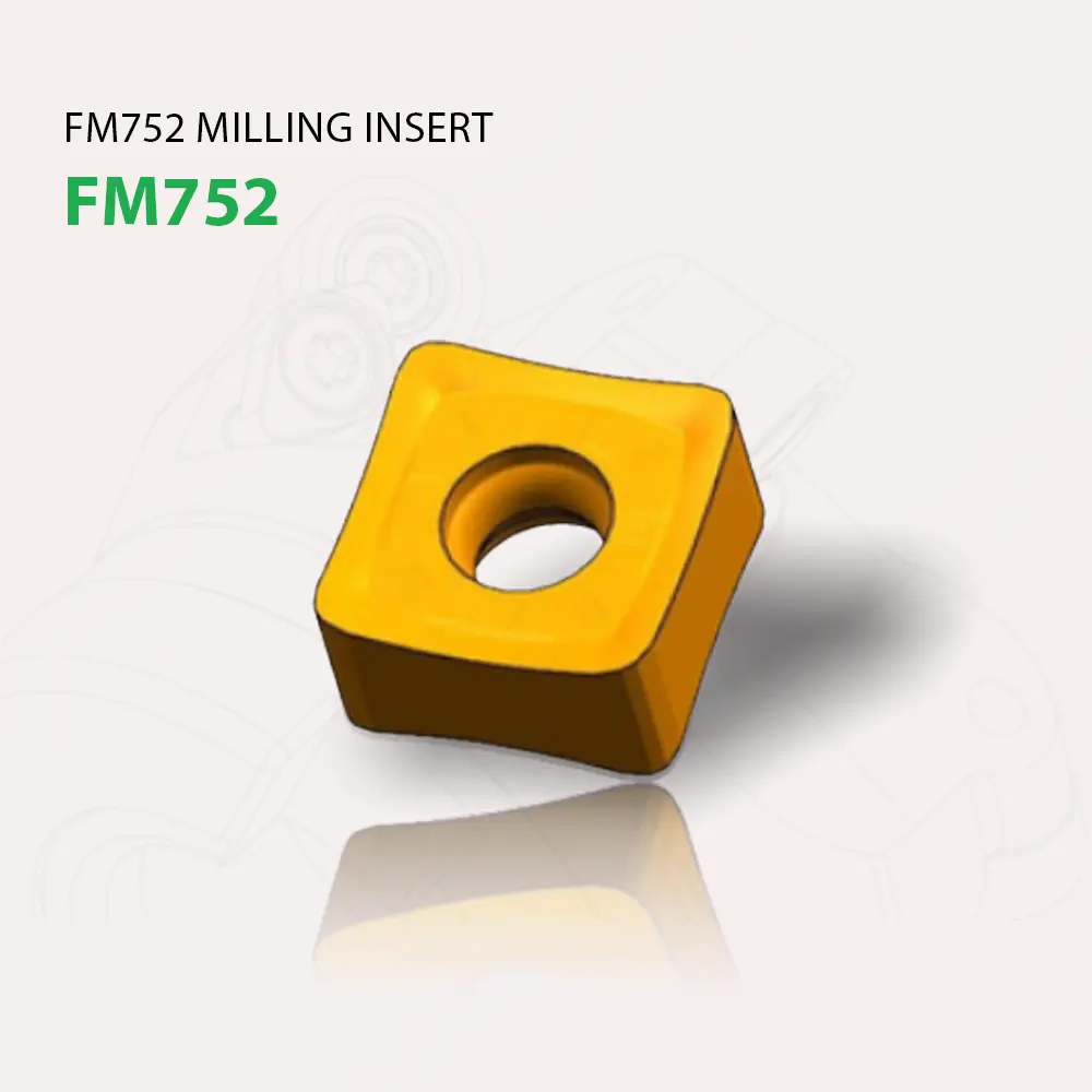 Hình ảnh thực tế mảnh insert SNMX1306E cho Dao Phay Mặt Góc 75° Giảm Lực Cắt FM752