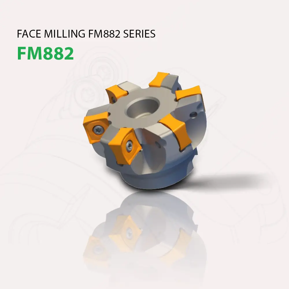 Đài dao phay mặt FM882 dùng mảnh SNMX1306Z