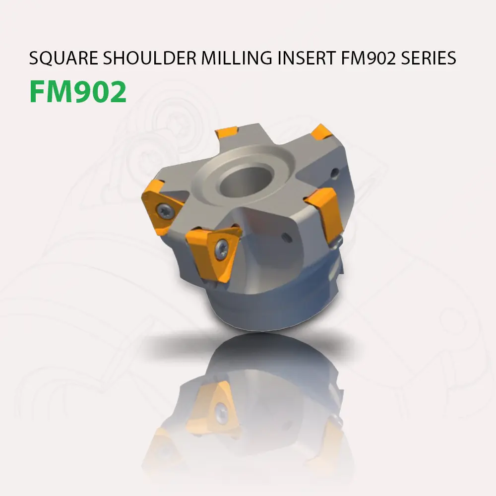 Dao phay vai vuông FM902 dùng mảnh tam giác TNGX1306