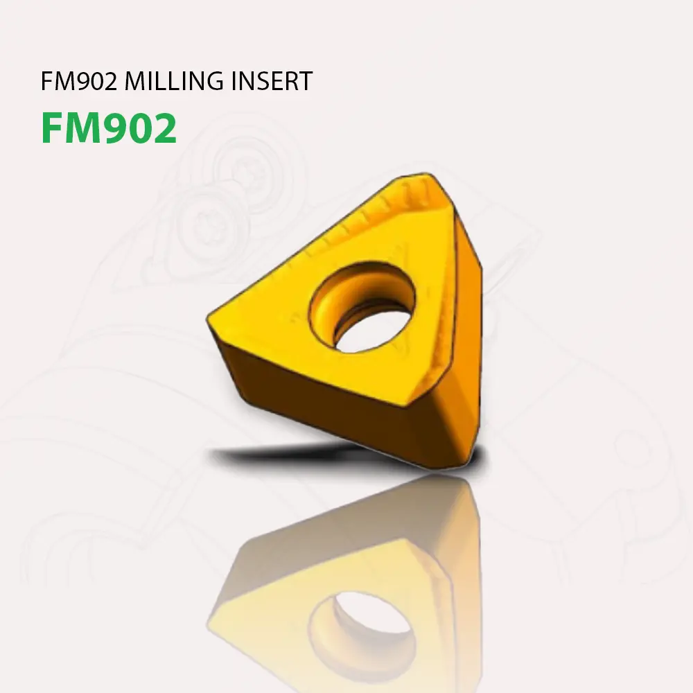 Hình ảnh mảnh insert tam giác TNGX1306 dùng cho dao phay vai vuông FM902