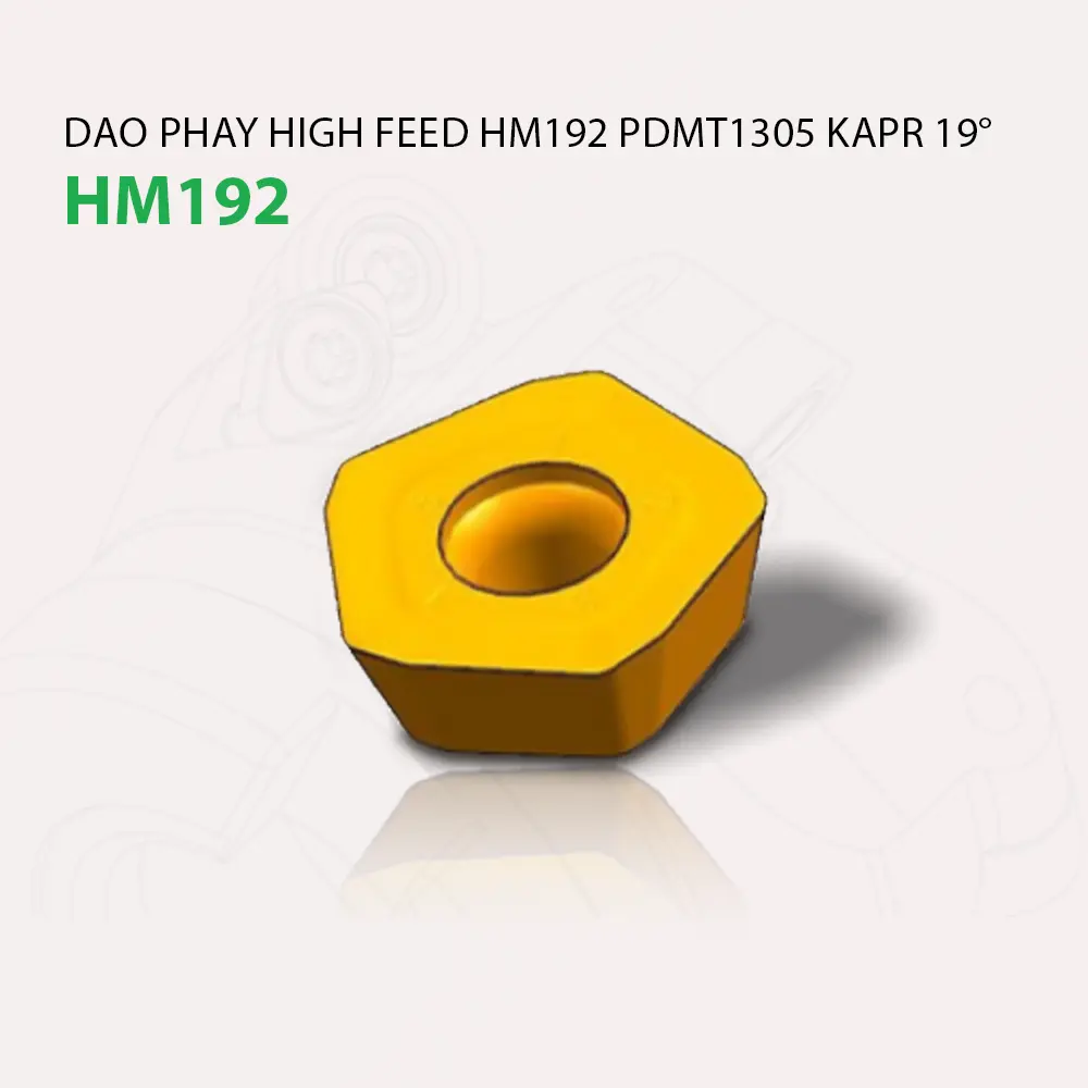 Mảnh PDMT1305 dùng cho dao phay high feed HM192